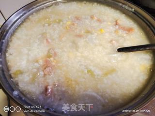 萝卜冬瓜玉米瘦肉粥的做法步骤:6