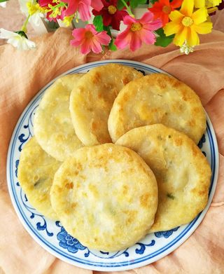 白萝卜丝鸡蛋馅饼的做法步骤:9