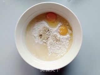 萝卜银鱼鸡蛋饼的做法步骤:3