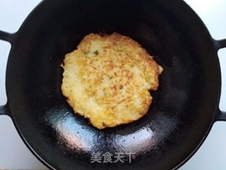 萝卜银鱼鸡蛋饼的做法步骤:9
