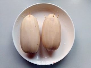 杂粮桂花糖藕的做法步骤:5