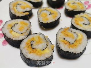 紫菜肉松卷的做法步骤:11