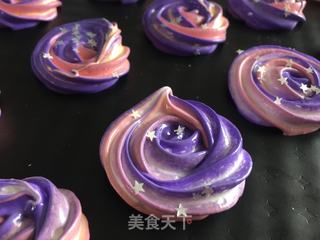 星空蛋白糖曲奇的做法步骤:12