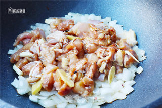 黑椒鸡腿饭的做法步骤:8