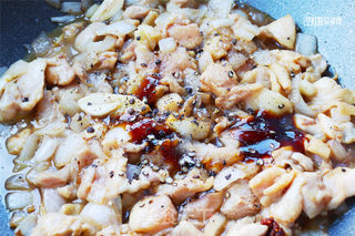 黑椒鸡腿饭的做法步骤:9