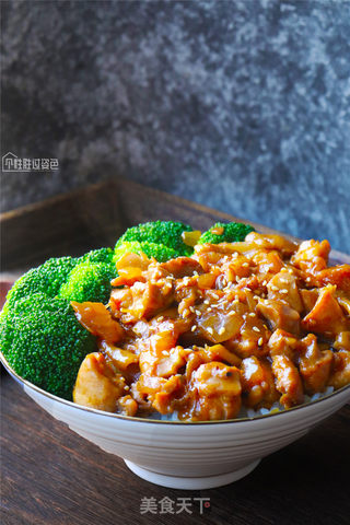 黑椒鸡腿饭的做法步骤:11