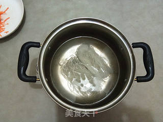 粉丝拌白菜心的做法步骤:4