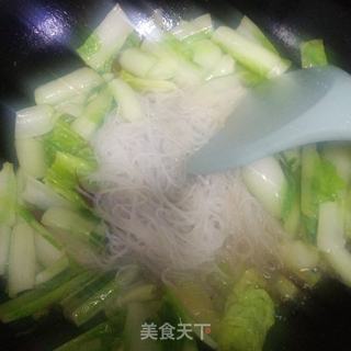 花蛤肉炒奶白菜的做法步骤：11