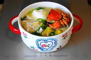 番茄热汤面的做法步骤:9