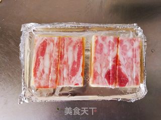 十分钟快手早餐【芝士培根厚土司片】的做法步骤:3