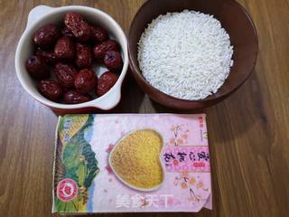 小米枣糕的做法步骤：1