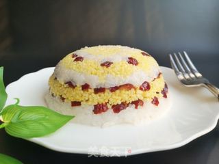小米枣糕的做法步骤：9
