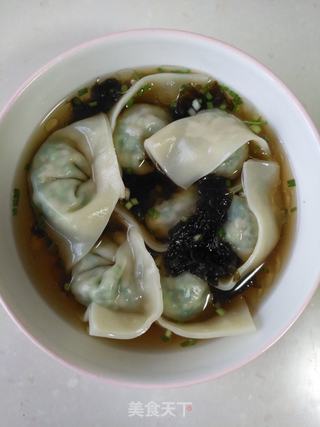 香菇青菜大馄饨的做法步骤:15
