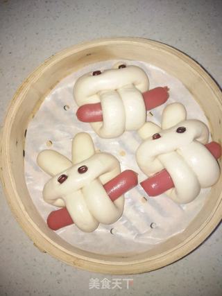 简简单单的花馍:萌兔乖乖的做法步骤:11