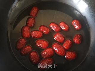 红枣红薯鲜奶糊的做法步骤：2