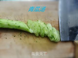 四季养生青瓜汤的做法步骤:3