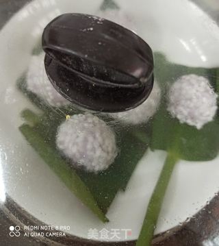 紫薯珍珠丸子的做法步骤:8