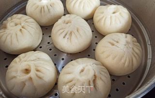 白萝卜鸡蛋包子的做法步骤:16