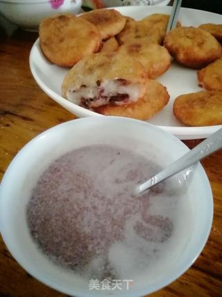 红豆黄金饼的做法步骤:7