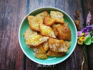 炸柿子糕的做法步骤:12