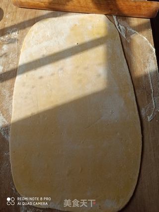 南瓜手擀切面的做法步骤:4