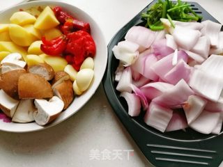 鸡公煲的做法步骤:4
