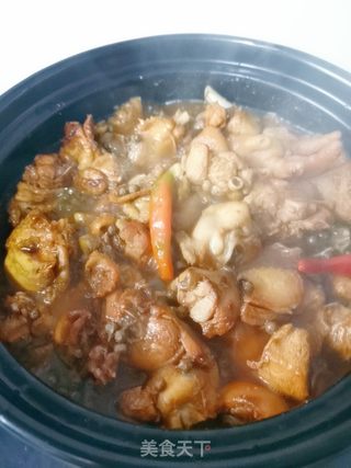 鸡公煲的做法步骤:6