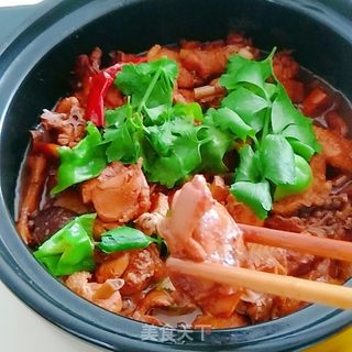 鸡公煲的做法步骤:12