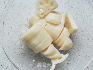 香葱藕饼的做法步骤:2
