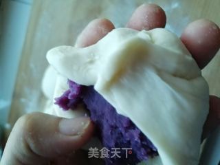 紫薯包，红豆包，豆浆。的做法步骤：17