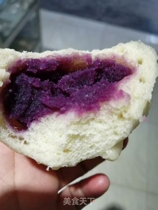 紫薯包,红豆包,豆浆。的做法步骤:27