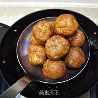 家常四喜丸子的做法步骤:7