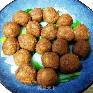家常四喜丸子的做法步骤:12