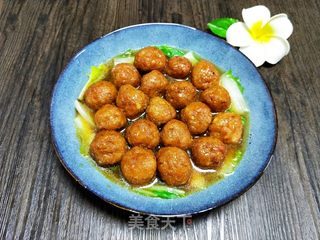 家常四喜丸子的做法步骤:14