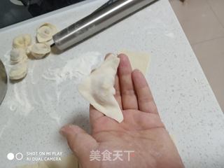 猫耳朵馄饨，通透馄饨皮的做法步骤：5