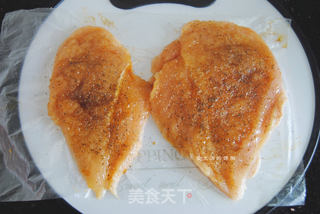 酥香炸鸡排的做法步骤:4