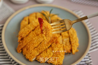 酥香炸鸡排的做法步骤:8