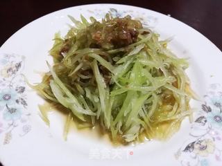 拌笋丝的做法步骤：7