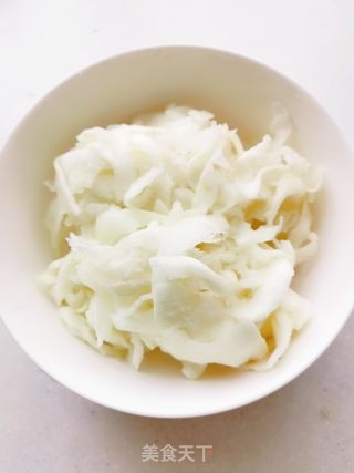 剁椒拌柚子皮的做法步骤:4