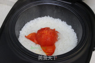 西红柿鸡蛋焖饭的做法步骤:6
