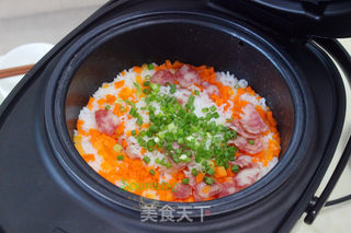 腊肠饭的做法步骤:7