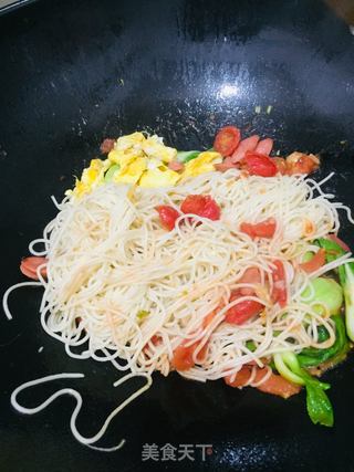 宵夜炒面的做法步骤:9