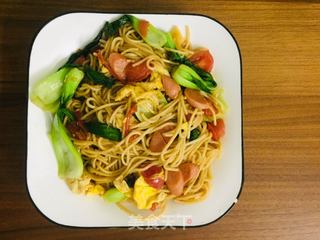 宵夜炒面的做法步骤:11