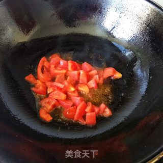 番茄火锅丸子面的做法步骤：2