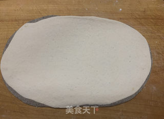 黑芝麻双色馒头的做法步骤:9