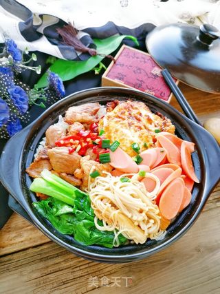 煲仔饭的做法步骤:12