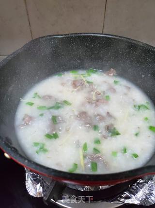 生滚牛肉粥的做法步骤:7