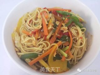 七彩拌面的做法步骤:2