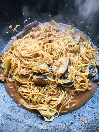 肉末茄子面的做法步骤:12