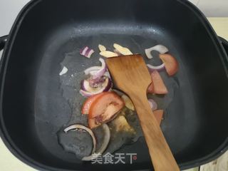 牛肉西红柿炒面的做法步骤：3
